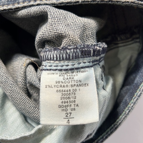 LIMITED edition Gap Jeans mid-tone blue distressed - Picture 11 of 12